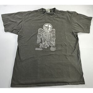 Vintage Celtica Islands Of The Barbarian RARE T-Shirt XL Black‎ Single Stitch